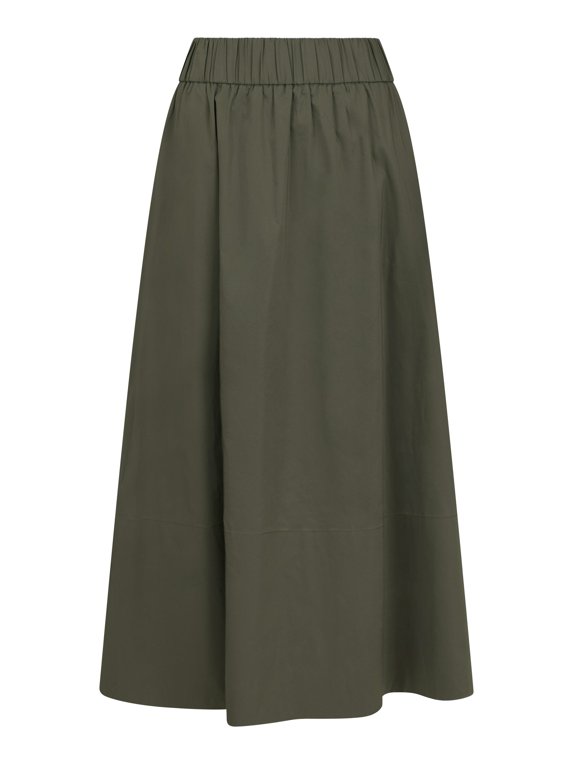 Yara Poplin nederdel - Army